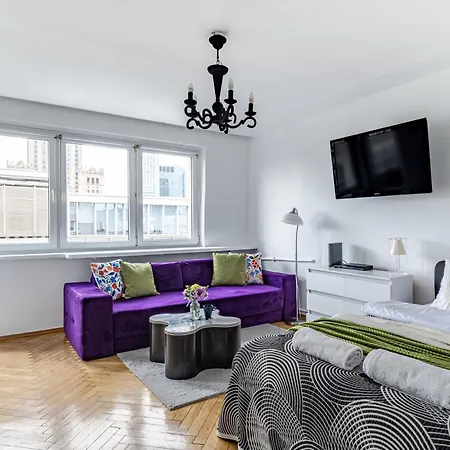 Zlota 76 Superapart - Z Widokiem Na Pkin Lägenhet